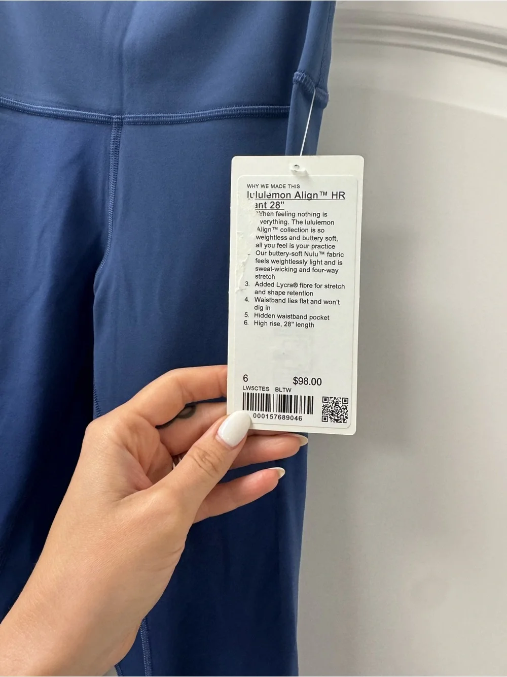 lululemon athletica Kids Deep Blue High-Waist Leggings